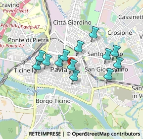 Mappa Via Defendente Sacchi, 27100 Pavia PV, Italia (0.72923)