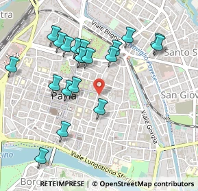 Mappa Via Defendente Sacchi, 27100 Pavia PV, Italia (0.492)