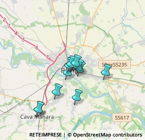 Mappa Via Defendente Sacchi, 27100 Pavia PV, Italia (2.54636)