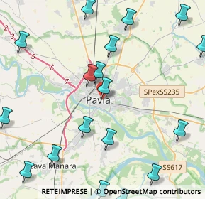 Mappa Via Defendente Sacchi, 27100 Pavia PV, Italia (5.9465)