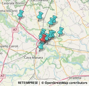 Mappa Via Defendente Sacchi, 27100 Pavia PV, Italia (3.95923)