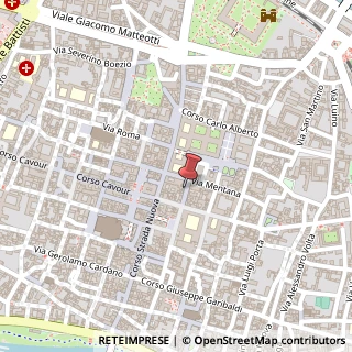 Mappa Via Antonio Bordoni, 12, 27100 Pavia, Pavia (Lombardia)