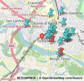 Mappa Via Folla di Sotto, 27100 Pavia PV, Italia (0.9075)