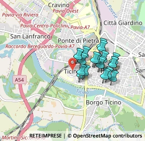 Mappa Via Folla di Sotto, 27100 Pavia PV, Italia (0.649)