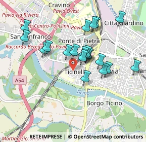 Mappa Via Folla di Sotto, 27100 Pavia PV, Italia (0.8285)