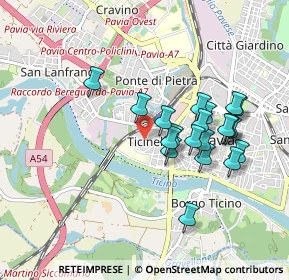 Mappa Via Folla di Sotto, 27100 Pavia PV, Italia (0.824)