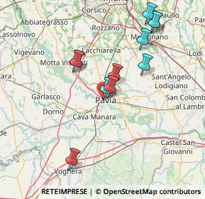 Mappa Via Folla di Sotto, 27100 Pavia PV, Italia (14.80364)