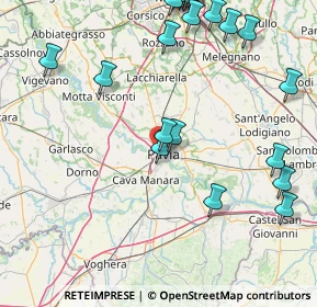 Mappa Via Eredi Farina, 27100 Pavia PV, Italia (21.2715)