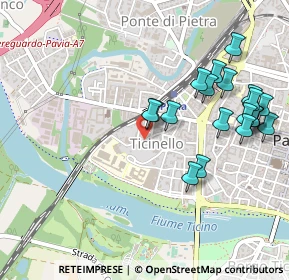 Mappa Via Folla di Sotto, 27100 Pavia PV, Italia (0.5415)