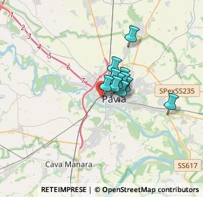 Mappa Via Eredi Farina, 27100 Pavia PV, Italia (1.80364)