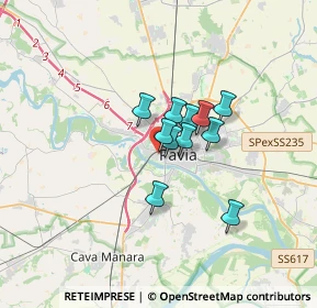 Mappa Via Eredi Farina, 27100 Pavia PV, Italia (1.97273)