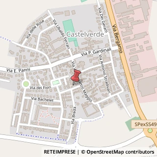 Mappa Via Cappi Ercolano, 4, 26022 Castelverde, Cremona (Lombardia)