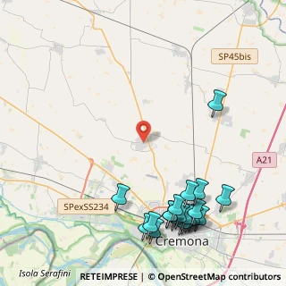 Mappa Via XXIV Maggio, 26022 Castelverde CR, Italia (5.604)