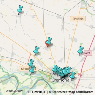 Mappa Via XXIV Maggio, 26022 Castelverde CR, Italia (5.59889)