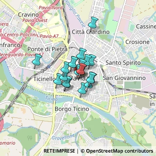 Mappa Via Calatafimi, 27100 Pavia PV, Italia (0.4395)