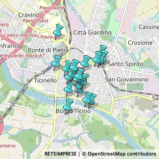 Mappa Via Calatafimi, 27100 Pavia PV, Italia (0.537)