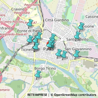 Mappa Via Calatafimi, 27100 Pavia PV, Italia (0.75563)