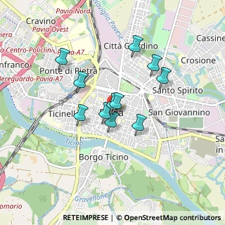 Mappa Via Calatafimi, 27100 Pavia PV, Italia (0.67182)