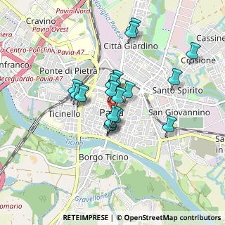 Mappa Via Calatafimi, 27100 Pavia PV, Italia (0.665)