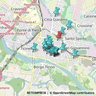 Mappa Via Calatafimi, 27100 Pavia PV, Italia (0.517)
