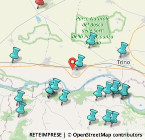 Mappa Via Arale, 13040 Palazzolo Vercellese VC, Italia (5.26)