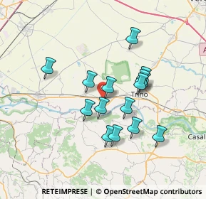 Mappa Via Arale, 13040 Palazzolo Vercellese VC, Italia (5.866)