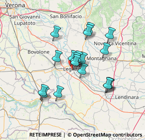 Mappa Via Marzabotto, 37045 Legnago VR, Italia (11.25556)