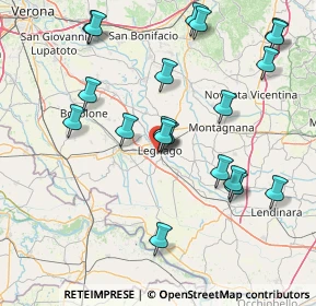 Mappa Via Marzabotto, 37045 Legnago VR, Italia (17.105)