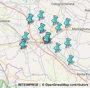 Mappa Via Marzabotto, 37045 Legnago VR, Italia (6.11471)