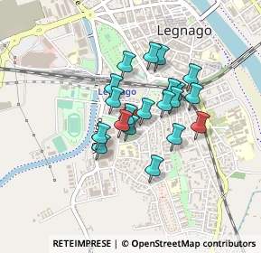 Mappa Via Marzabotto, 37045 Legnago VR, Italia (0.306)