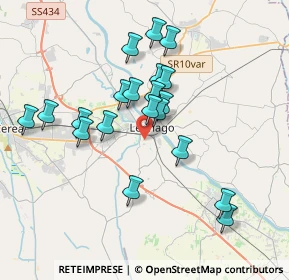 Mappa Via Marzabotto, 37045 Legnago VR, Italia (3.3455)