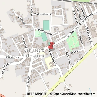 Mappa Via San Salvaro, 4/6, 37045 Legnago, Verona (Veneto)