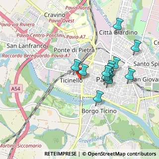 Mappa Via Castelli Eredi, 27100 Pavia PV, Italia (0.84083)