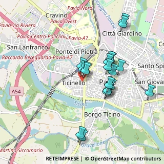 Mappa Via Faccioli Privata, 27100 Pavia PV, Italia (0.8685)