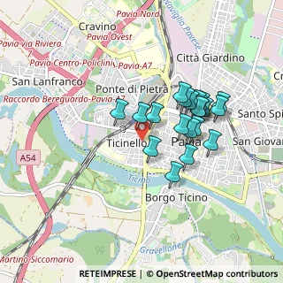 Mappa Via Castelli Eredi, 27100 Pavia PV, Italia (0.7385)