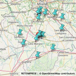 Mappa Via Faccioli Privata, 27100 Pavia PV, Italia (14.65353)