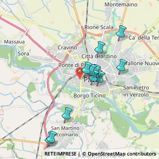 Mappa Via Faccioli Privata, 27100 Pavia PV, Italia (1.76417)