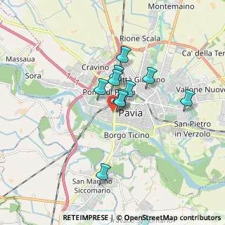 Mappa Via Castelli Eredi, 27100 Pavia PV, Italia (1.56182)
