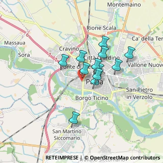 Mappa Via Castelli Eredi, 27100 Pavia PV, Italia (1.27667)