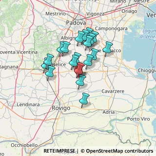 Mappa Via M. Molini, 35023 Bagnoli di Sopra PD, Italia (10.504)