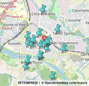 Mappa Via Lazzaro Spallanzani, 27100 Pavia PV, Italia (0.77941)