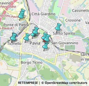 Mappa Via Lazzaro Spallanzani, 27100 Pavia PV, Italia (0.7925)