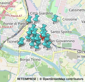 Mappa Via Lazzaro Spallanzani, 27100 Pavia PV, Italia (0.5725)