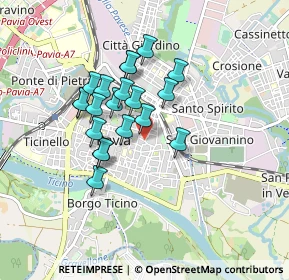 Mappa Via Lazzaro Spallanzani, 27100 Pavia PV, Italia (0.6905)