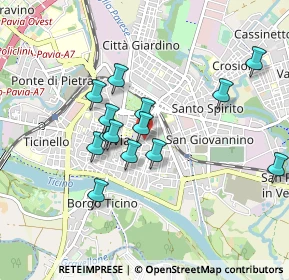 Mappa Via Lazzaro Spallanzani, 27100 Pavia PV, Italia (0.77714)