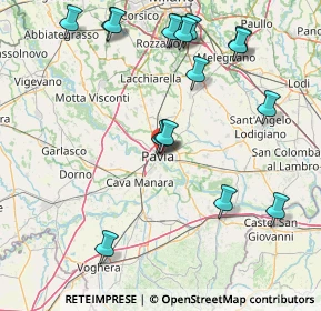 Mappa Via Lazzaro Spallanzani, 27100 Pavia PV, Italia (18.12471)