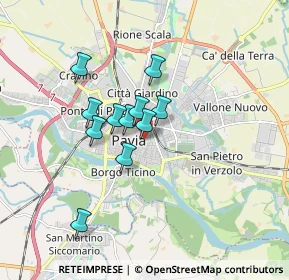 Mappa Via Lazzaro Spallanzani, 27100 Pavia PV, Italia (1.25364)