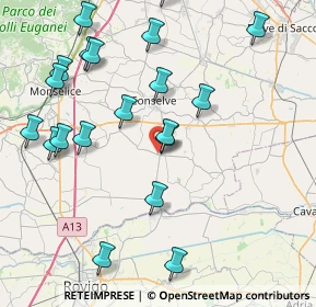 Mappa Piazza Unità D'Italia, 35023 Bagnoli di Sopra PD, Italia (9.3235)