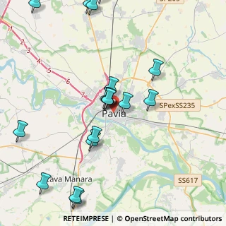 Mappa Vicolo Novaria, 27100 Pavia PV, Italia (4.61444)