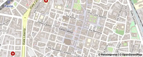 Mappa Pavia